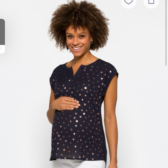 Full Moon Reese Maternity Top - Picture 2 of 9